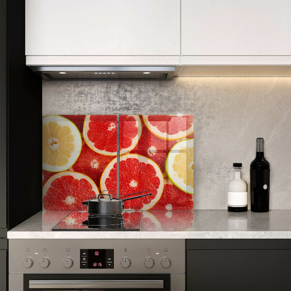 Üveg vágódeszka Grapefruit szeletek