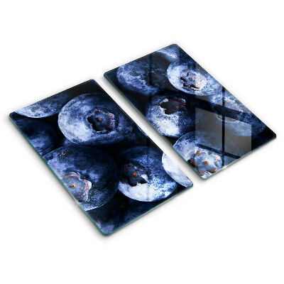 Üveg vágódeszka Közelkép a bogyók