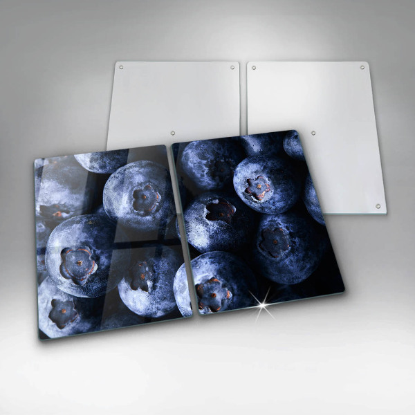 Üveg vágódeszka Közelkép a bogyók