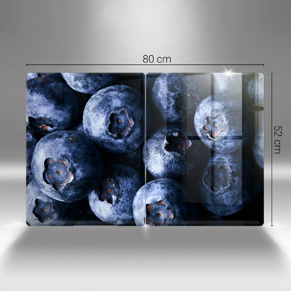 Üveg vágódeszka Közelkép a bogyók