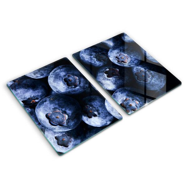 Üveg vágódeszka Közelkép a bogyók