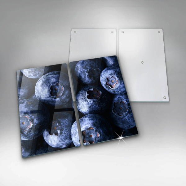 Üveg vágódeszka Közelkép a bogyók