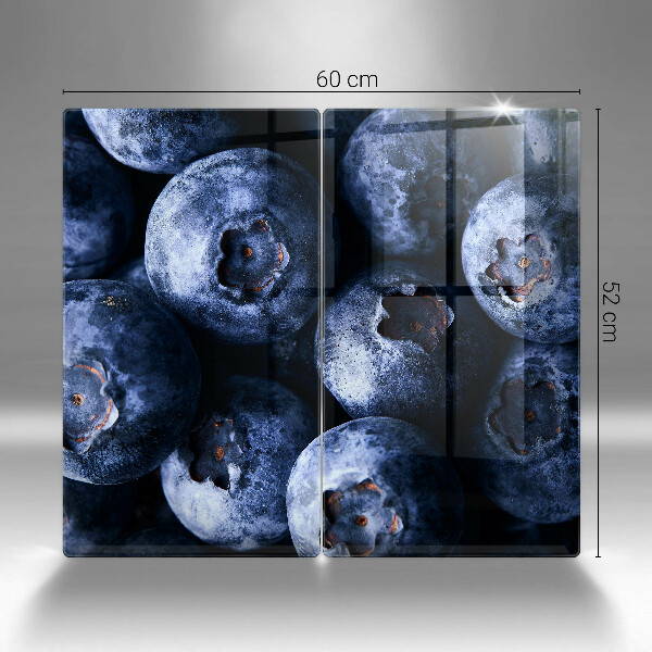 Üveg vágódeszka Közelkép a bogyók