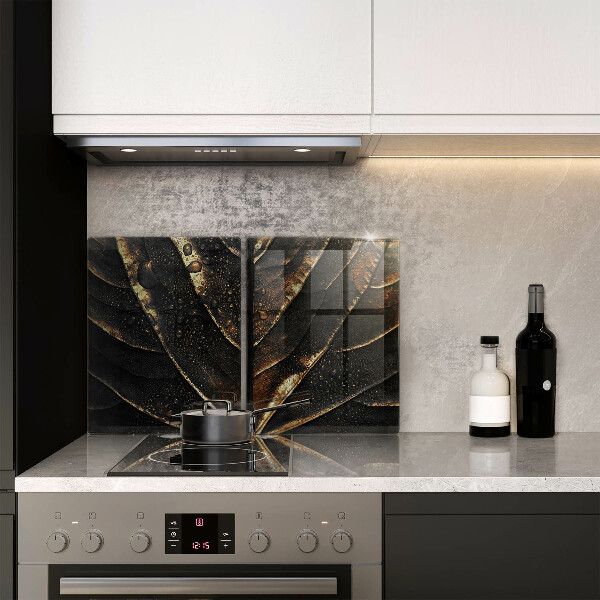 Üveg vágódeszka Aranylemez