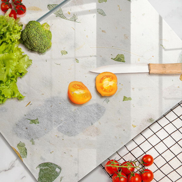 Üveg vágódeszka Lehulló levelek