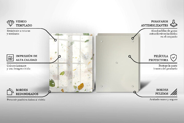 Üveg vágódeszka Lehulló levelek