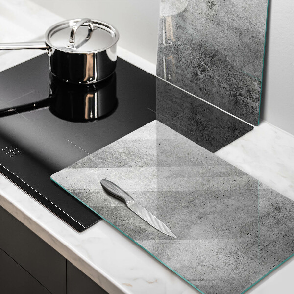 Üveg vágódeszka Beton textúra