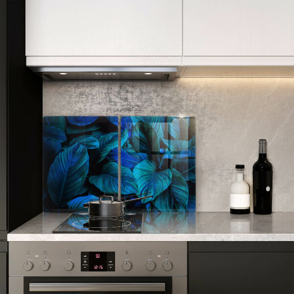 Üveg vágódeszka Dzsungel növényzet levelei