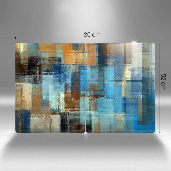 Üveg vágódeszka Festett háttér