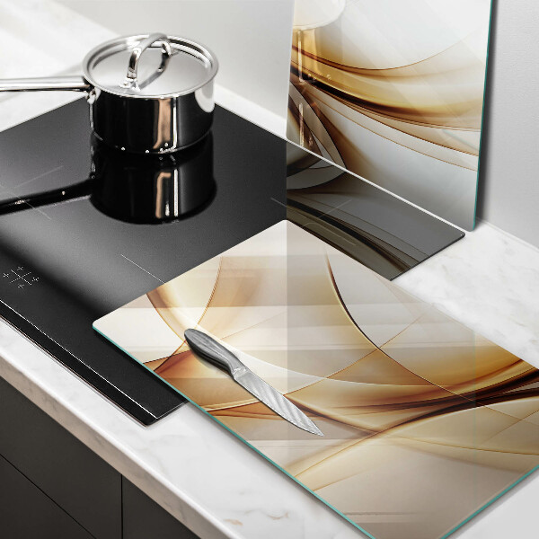 Üveg vágódeszka Absztrakt formák