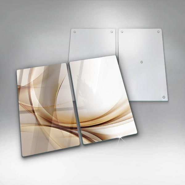 Üveg vágódeszka Absztrakt formák