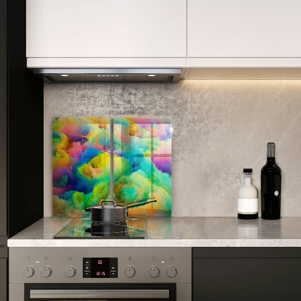 Üveg vágódeszka Színes absztrakció