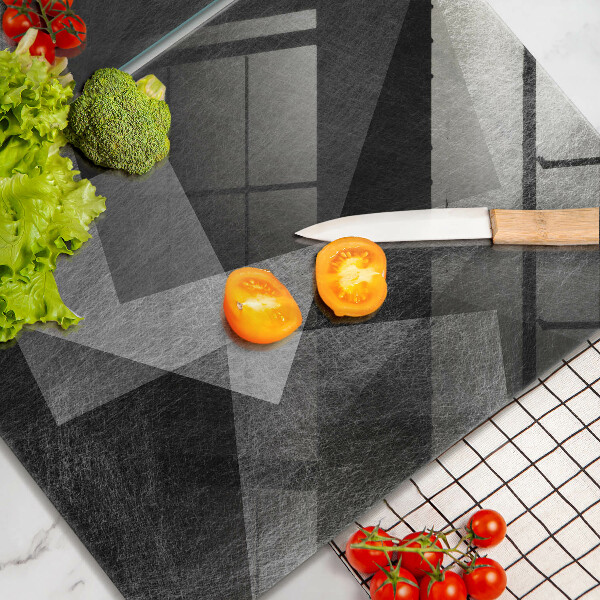 Üveg vágódeszka Geometriai absztrakció