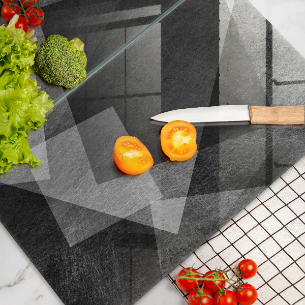 Üveg vágódeszka Geometriai absztrakció
