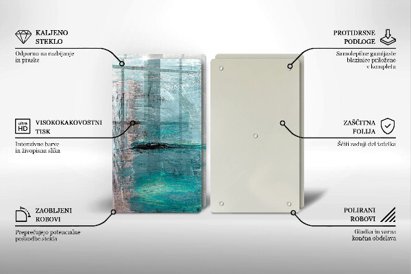 Üveg vágódeszka Festék absztrakciós háttér