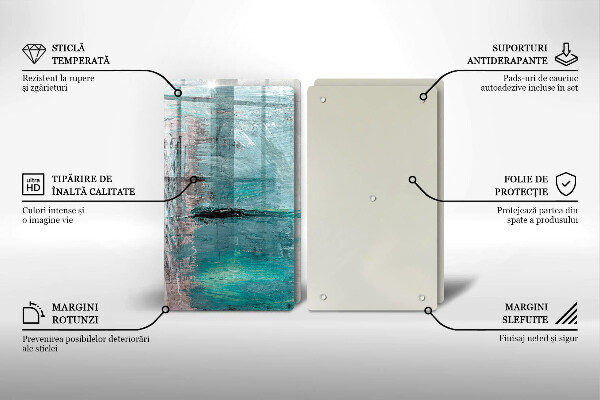 Üveg vágódeszka Festék absztrakciós háttér