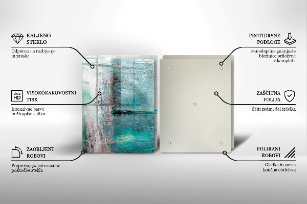 Üveg vágódeszka Festék absztrakciós háttér