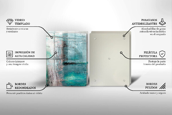 Üveg vágódeszka Festék absztrakciós háttér