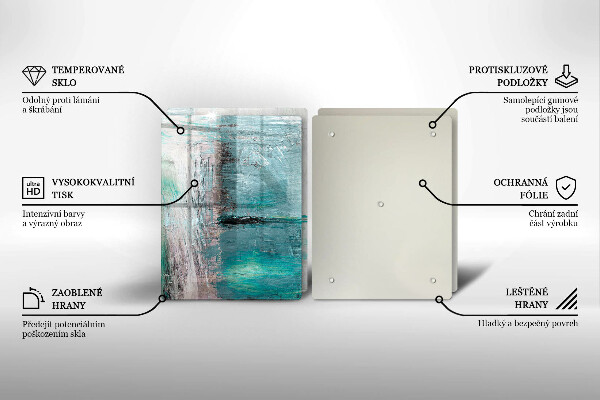 Üveg vágódeszka Festék absztrakciós háttér