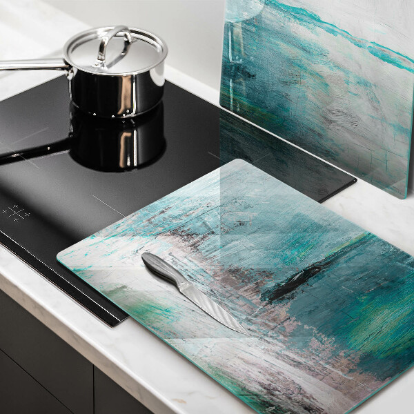 Üveg vágódeszka Festék absztrakciós háttér