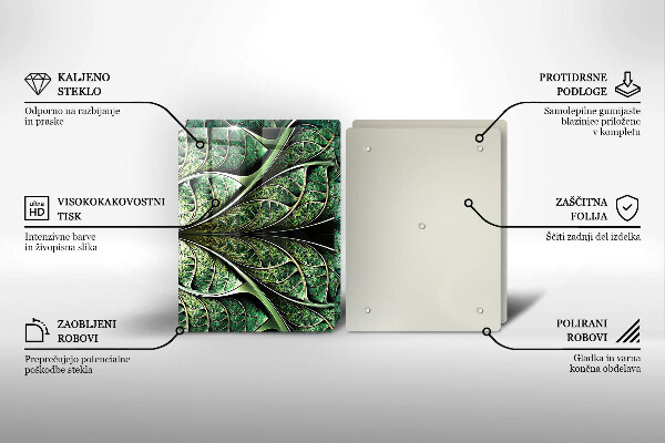 Üveg vágódeszka A levélér szerkezete