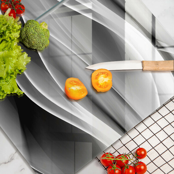 Üveg vágódeszka Absztrakt füstvonalak