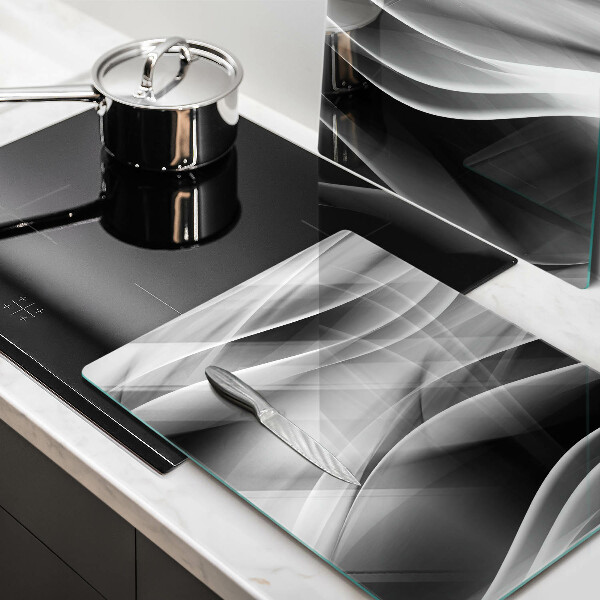 Üveg vágódeszka Absztrakt füstvonalak