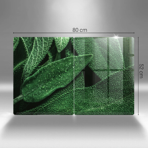 Üveg vágódeszka A növény levelei