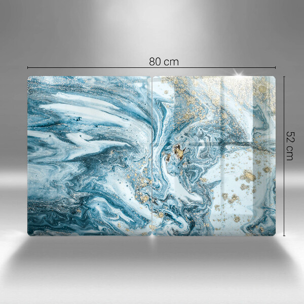 Üveg vágódeszka Szerkezete arannyal