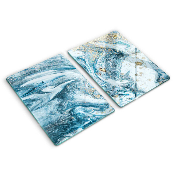 Üveg vágódeszka Szerkezete arannyal