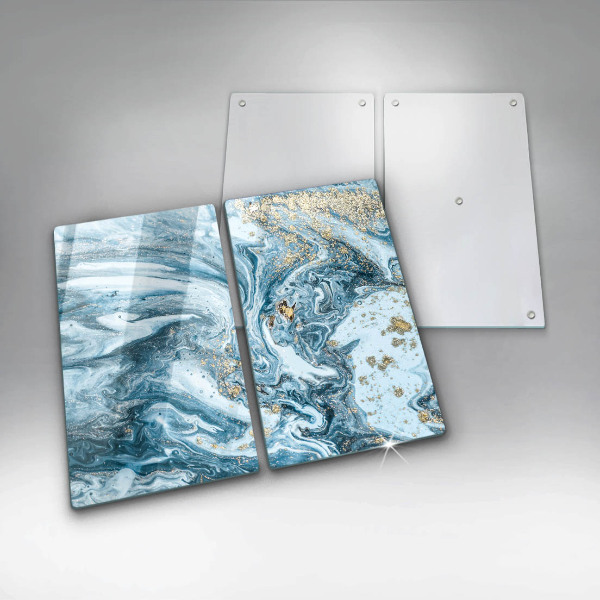 Üveg vágódeszka Szerkezete arannyal