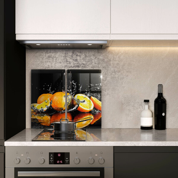 Üveg vágódeszka Lédús narancssárga gyümölcs