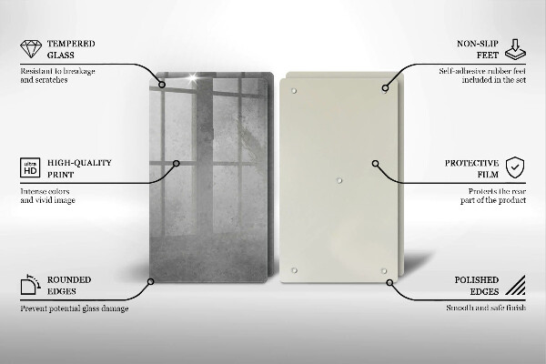 Üveg vágódeszka Beton textúra háttér