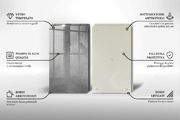 Üveg vágódeszka Beton textúra háttér