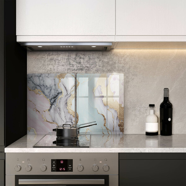 Üveg vágódeszka Pasztell márvány