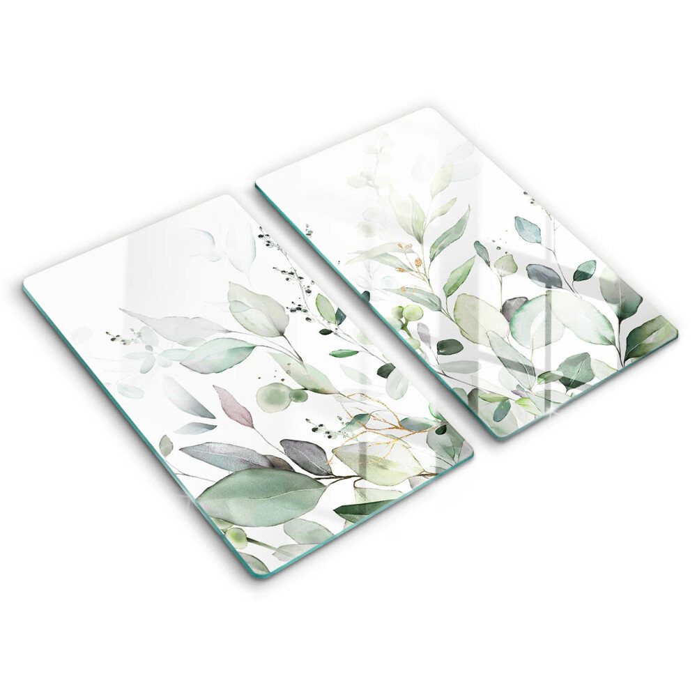 Üveg vágódeszka Akvarell növények