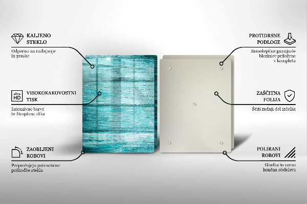 Üveg vágódeszka Vintage fa táblák