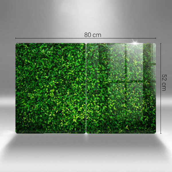 Üveg vágódeszka Növény kis levelekkel
