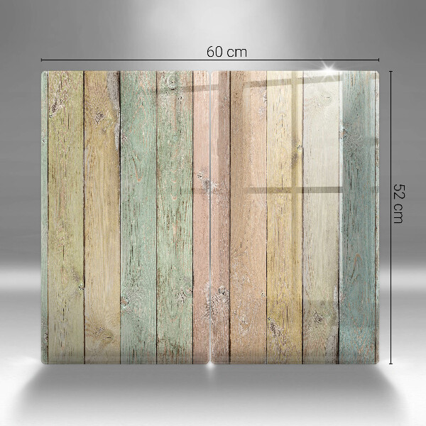 Üveg vágódeszka Színes vintage táblák