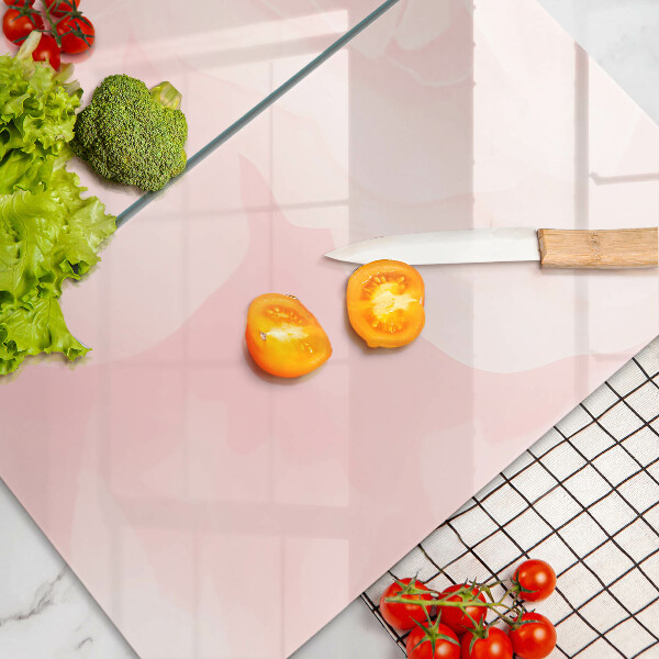 Üveg vágódeszka Pasztell rózsák háttér