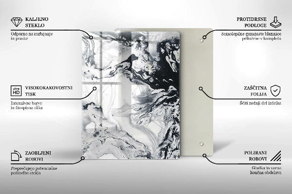 Üveg vágódeszka Citrom gyümölcs