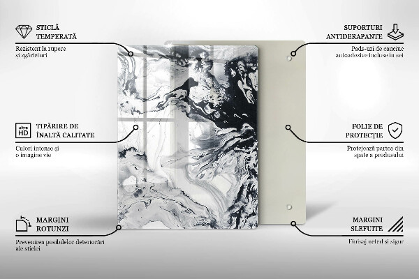 Üveg vágódeszka Citrom gyümölcs