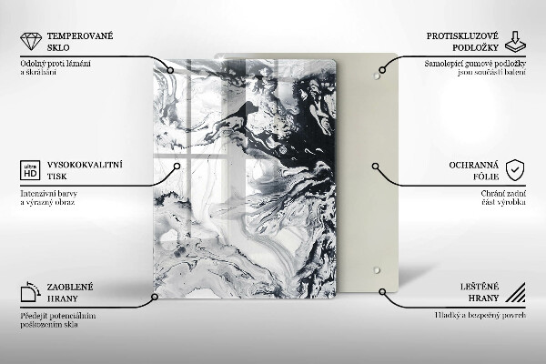 Üveg vágódeszka Citrom gyümölcs