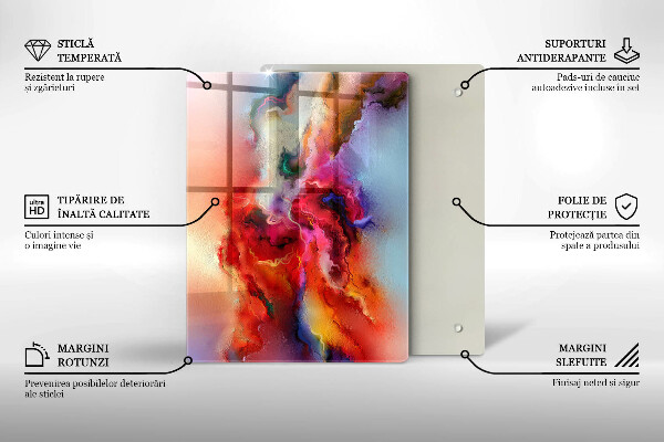 Üveg vágódeszka Kávé és bab