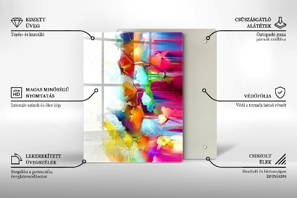 Üveg vágódeszka Avokádó gyümölcs