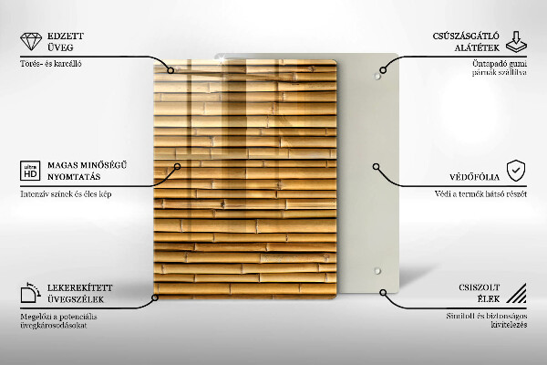 Üveg vágódeszka Fém formák