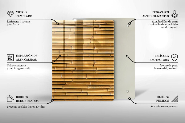 Üveg vágódeszka Fém formák