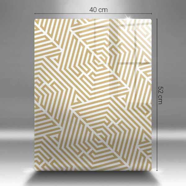 Üveg vágódeszka Geometriai vonalak