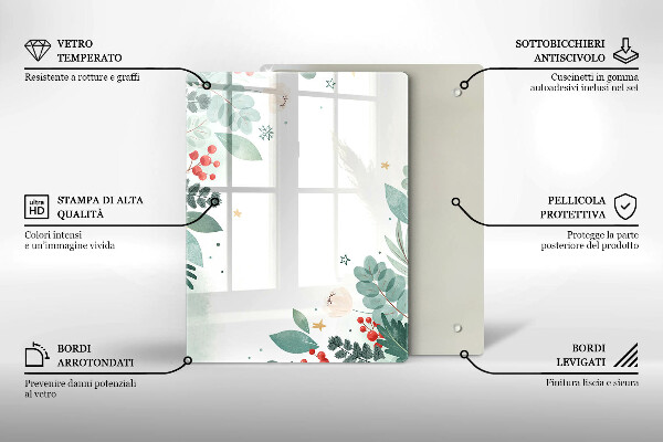 Üveg vágódeszka Absztrakt formák