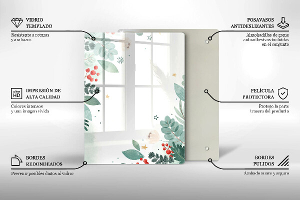 Üveg vágódeszka Absztrakt formák